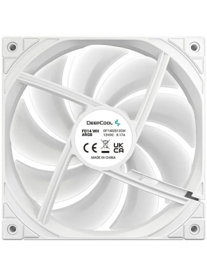 ���������� DEEPCOOL FD14 ARGB WH-3 IN 1 140x140x25�� (PWM, ARGB, �����, 400-1650��/���) Color BOX