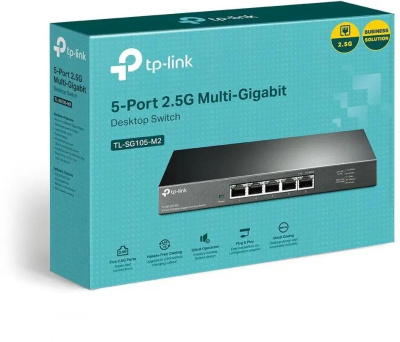���������� TP-LINK TL-SG105-M2 5-�������� ���������� ���������� 2,5 ����/�