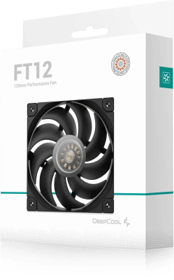 ���������� Deepcool FT12 120x120x25mm ������ 4-pin 32dB 188gr Ret (R-FT12-BKWPN1-G)