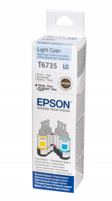 ��������� � ��������� EPSON T6735 (C13T67354A) ������-������� (light cyan) ��� L800