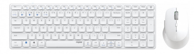 ���������� + ���� Rapoo 9700M WHITE ����:����� ����:����� USB ������������ Bluetooth/����� slim Multimedia (14522)