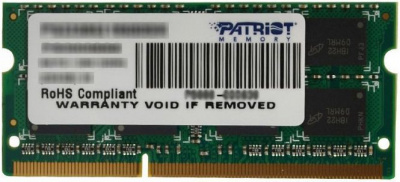 ����������� ������ 4Gb DDR-III 1600Mhz Patriot SO-DIMM (PSD34G16002S)