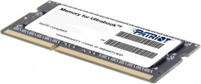 ����������� ������ ��� ��������� SO-DDR3 4Gb PC12800 1600MHz Patriot PSD34G1600L2S