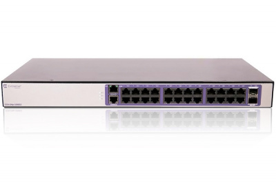 ���������� Extreme Networks 210-24p-GE2 (16569) 24 ����� 10/100/1000BASE-T PoE+, 2 ��������� ����� SFP 1GbE, 1 ������������� ���� ������� ����������� ����, ���������� L2 �� ������������ ����������, 1 ���� ������� ��� ���������� ������