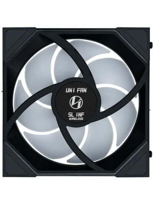 ���������� Lian Li UNI FAN SL-INF WIRELESS 140 / 14SLIN1W1B BLACK / 140x140x25�� (PWM, ARGB, 1800 ��/��� (Max.), 27,7dBa) / G99.14SLIN1W1B.R0