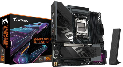 ����������� ����� Gigabyte B850M AORUS ELITE WIFI6E SocketAM5 AMD B850, mATX, Ret