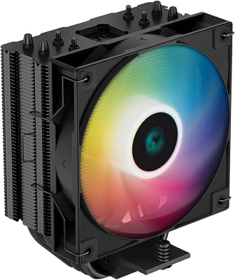 ����� DeepCool AG400 Digital Plus LGA1700/1200/115X/AM5/AM4 (TDP 220W, PWM, DUAL ARGB Fan 120mm, 4 ����. ������, ������) RET