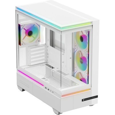 ������ Thermalright M10 White FAN4-M / TG / 4x120mm ARGB PWM Fans / USB TYPE-C / mATX  / TRTLM10WF4M
