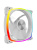 ���������� Powercase (M55-12W ARGB) White 120x120x25�� (PWM, 4pin PWM (M+F)+ 3pin ARGB (M+F), 600-1800�10% ��/���) Bulk