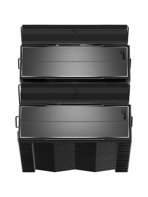 ����� ��� ���������� SAMA A60B (265W, 4-pin PWM, 156.5mm, 6x6mm, 2x120mm, 78CFM, 29dBA, 2200RPM, S: 1851/1700/1200/115X, AM5/AM4, black)