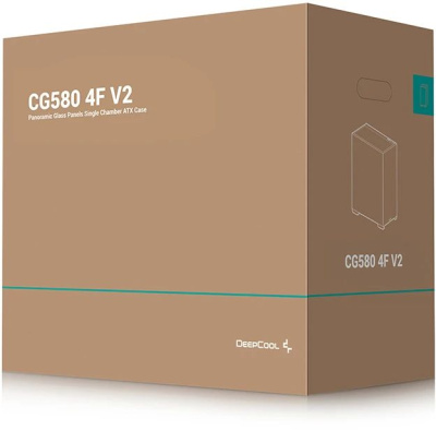 ������ DeepCool CG580 4F V2 Black, Midi-Tower, ��� ��, ������ R-CG580-BKADA4-G-2