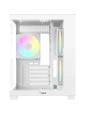 ������ Ocypus Gamma C54 WH ARGB, MATX, USB3.0*1+USB2.0*2, SIDE 2x120mm ARGB, REAR 1x120mm ARGB