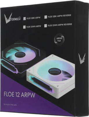 ���������� ��� ������� Formula Floe Se 12 ARGB 120�120x25 ������ 4-pin (FLOE SE 12BK ARPW) Ret
