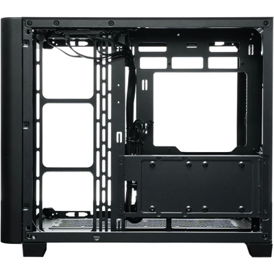 ������ XASTRA QR600  0F-UC Black ATX/Aquarium/Curve Glass /Led Strip/No fans/Type-C/ QR600-0F-UC-L