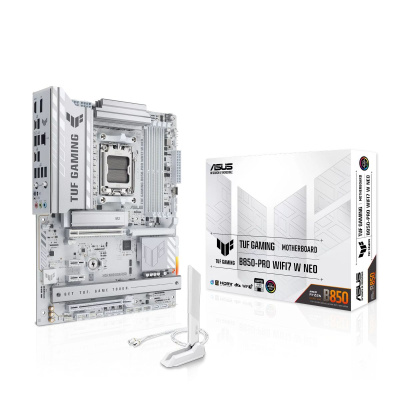 ����������� ����� Asus TUF GAMING B850-PRO WIFI7 W NEO Socket AM5 AMD B850, ATX, Ret (90MB1NW0-M0EAY0)