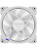 ���������� Powercase (M55-12W ARGB) White 120x120x25�� (PWM, 4pin PWM (M+F)+ 3pin ARGB (M+F), 600-1800�10% ��/���) Bulk