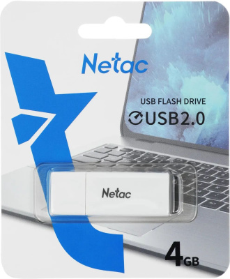���� ���� Netac 4GB U185 NT03U185N-004G-20WH USB2.0 �����