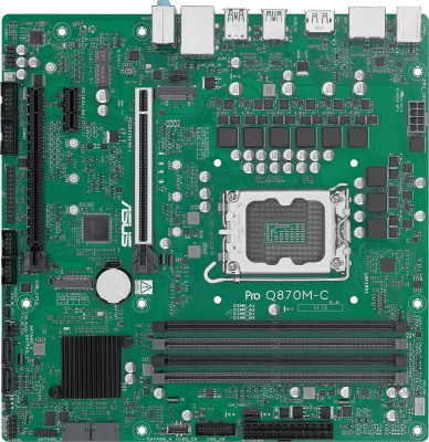 ����������� ����� ASUS PRO Q870M-C-CSM, Socket-1851, Intel Q870, mATX, Ret 90MB1KEP-M0EAYC