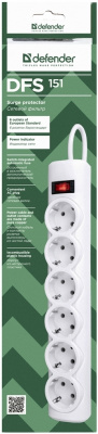 ������� ������ Defender DFS 151 1.8� White 6 ������� (99489)