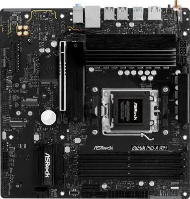 ����������� ����� Asrock B850M PRO-A WIFI, SocketAM5, AMD B850, mATX, Ret