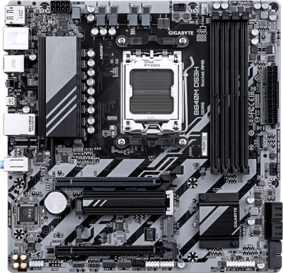 ����������� ����� Gigabyte B840M DS3H, SocketAM5, AMD B840, mATX, Ret