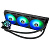 ��� Thermalright Aqua Elite 360 V6 ARGB Black  3x120mm ARGB PWM Fans  TRAE360V6AB