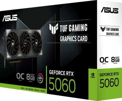 ���������� ASUS NVIDIA GeForce RTX 5060 TUF OC 8Gb TUF-RTX5060-O8G-GAMING 90YV0N00-M0NA00