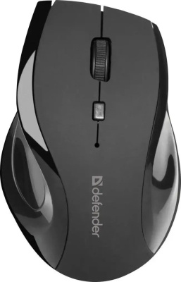 ���� ������������ DEFENDER Accura MM-295 black (USB, 6 ������, ����������, 1600dpi)(52295)