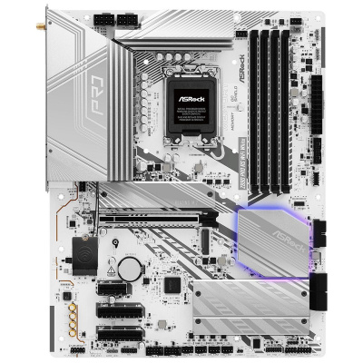 ����������� ����� ASRock Z890 Pro RS WIFI White, LGA 1851, Z890 RTL
