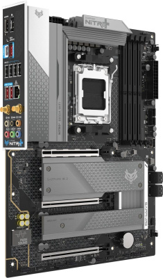 ����������� ����� Sapphire B850A NITRO+ WIFI7, Socket AM5, AMD B850, ATX, Ret (52123-03-40G)