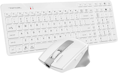 �������� (����������+����) A4Tech Fstyler FB2800C Air2 White, USB, ������������, � �����������, �����