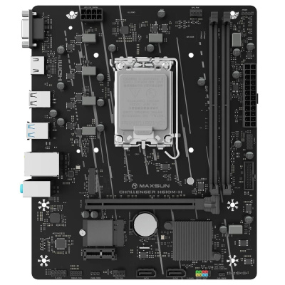 ����������� ����� Maxsun Challenger H610M-H WIFI, H610, LGA1700, mATX, Ret 6940709662359 