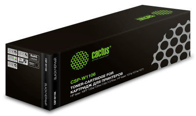 �������� �������� Cactus CSP-W1106X black ((3000���.) ��� HP Laser 107a/107r/107w/135a MFP/135r MFP/) (CSP-W1106X)