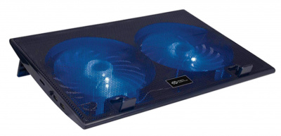 ��������� ��� �������� Digma D-NCP170-2H 17"290x270x25 �� 2xUSB 2x 160 ��FAN 700 � ������