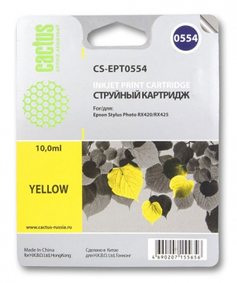 �������� �������� Cactus CS-EPT0554 ������ ��� Epson Stylus RX520/Stylus Photo R240 (10��)