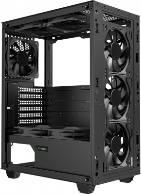 ������ GameMax Fortress TG ATX, mATX, Mini-ITX, Midi-Tower, ��� ��, � �����, 2xUSB 2.0, USB 3.0, Audio