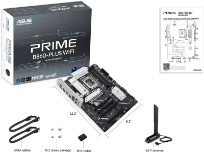 ����������� ����� Asus PRIME B860-PLUS WIFI, Socket-1851, Intel B860, ATX, Ret 90MB1K50-M0EAY0