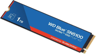 ���������� SSD 1TB WD Blue SN5100, M.2 2280, PCI-E 4.0 x4 (WDS100T5B0E)