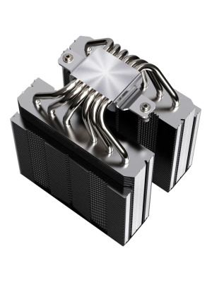 ����� XASTRA AX620 Basic LGA1851/1700/1200/115X/AM5/AM4 (Dual Tower, TDP 265W, 6 ����.������ 6�� , 2x PWM 120mm black ,������ ��������� ) RET