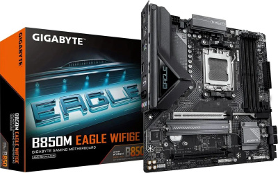����������� ����� Gigabyte B850M EAGLE WIFI6E, Socket AM5, AMD B850, mATX, Ret