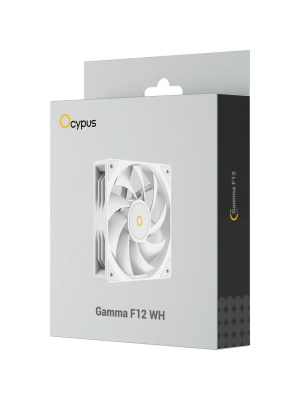 ���������� ��� ������� Ocypus Gamma F12 WH, 120x120x25mm, 3-PIN, 1300 RPM, 24.5 DBA MAX, HYDRO BEARING