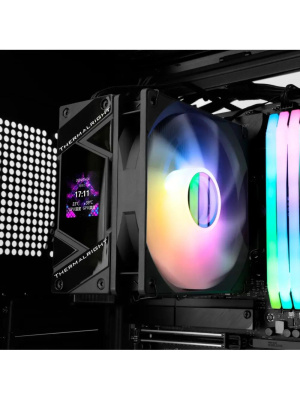 ����� Thermalright Assassin Spirit 120 Vision ARGB Black LGA115X/1200/1700/1851 (120mm ARGB PWM Fan, 4 ����. ������ 6��) / TRAS120VAB