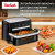 Аэрогриль Tefal Dual Easy Fry Flex EY9228E0 2700Вт черный/серебристый Аэрогриль Tefal Dual Easy Fry Flex EY9228E0 2700Вт черный/серебристый