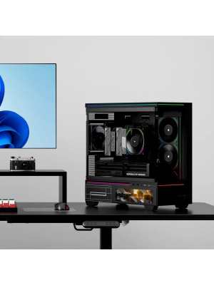 ����� ��� ���������� Thermalright Royal Pretor 130 Ultra Black (4-pin PWM, 158mm, Ni/Cu, 7x6mm, 1x120mm ARGB +1x130mm, 69CFM/81.88CFM, 27dBA/28.3dBA, 2150RPM/1750RPM, S: 1200, 1700, 1851, 115X, 2011, 2066, AM4, AM5, black)