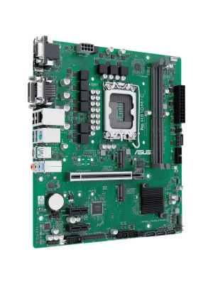 ����������� ����� ASUS PRO H810M-C-CSM, LGA1851, H810, 2*DDR5, 4*SATA, 2*M.2, 2*USB 3.2, 2*USB 2.0, Type-C, 1*PCIx16, 2*PCIx1, DP+DVI-D+HDMI+VGA, mATX; 90MB1KHP-M0EAYC
