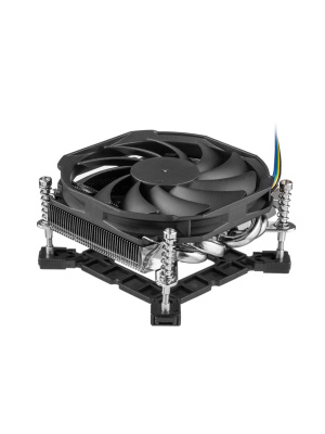 ����� ��� ���������� Foxline DB32i (125W, 4-pin PWM, 32mm, Al/Cu, 4x6mm, 1x90mm, 41.46CFM, 33dBA, 3400RPM, S: 1851/1700/1200/115X, Black)