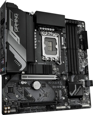 ����������� ����� Gigabyte B760M G X WF6E GEN5, LGA 1700, Intel B760, mATX, Ret