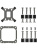 ����� XASTRA AX620 Basic LGA1851/1700/1200/115X/AM5/AM4 (Dual Tower, TDP 265W, 6 ����.������ 6�� , 2x PWM 120mm black ,������ ��������� ) RET