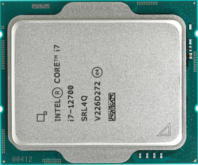 CPU Intel Core i7-12700 (2.1GHz/25MB/12 cores) LGA1700 OEM, Intel UHD Graphics 770, TDP 65W, max 128Gb DDR4-3200, DDR5-4800, CM8071504555020SRL4Q