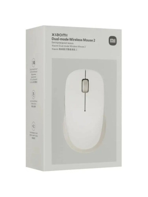 ���� Xiaomi Dual-mode Wireless Mouse 2 ����� ���������� 1200dpi �������. BT/Radio USB ��� �������� 5but (BHR8849GL)